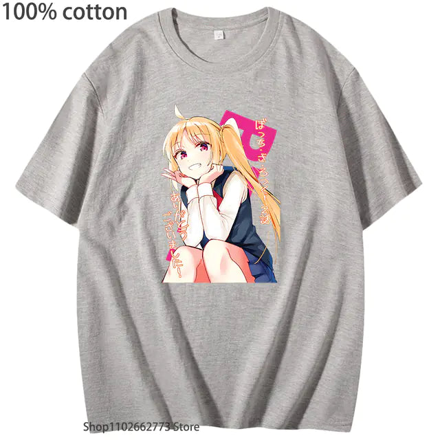 Bocchi the Rock Graphic T-Shirt for Girls (100% Cotton)